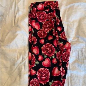 New LuLaRoe Os Leggings Roses